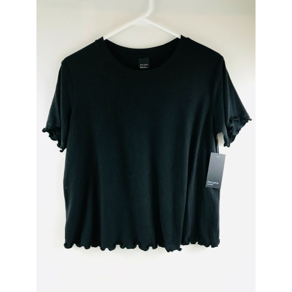 free press Other - Free Press Shirt Women's Size M Black Short Sleeve Round Neck Sleepwear NWT!